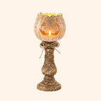 🕯️ Skap den koseligste høststemningen: Håndlaget Gresskar Lysestake 🎃