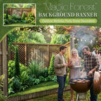 🌲🌸 Magisk Hagegjerde Bakgrunn — Skap Det Perfekte Hageselskapet Innendørs! ✨