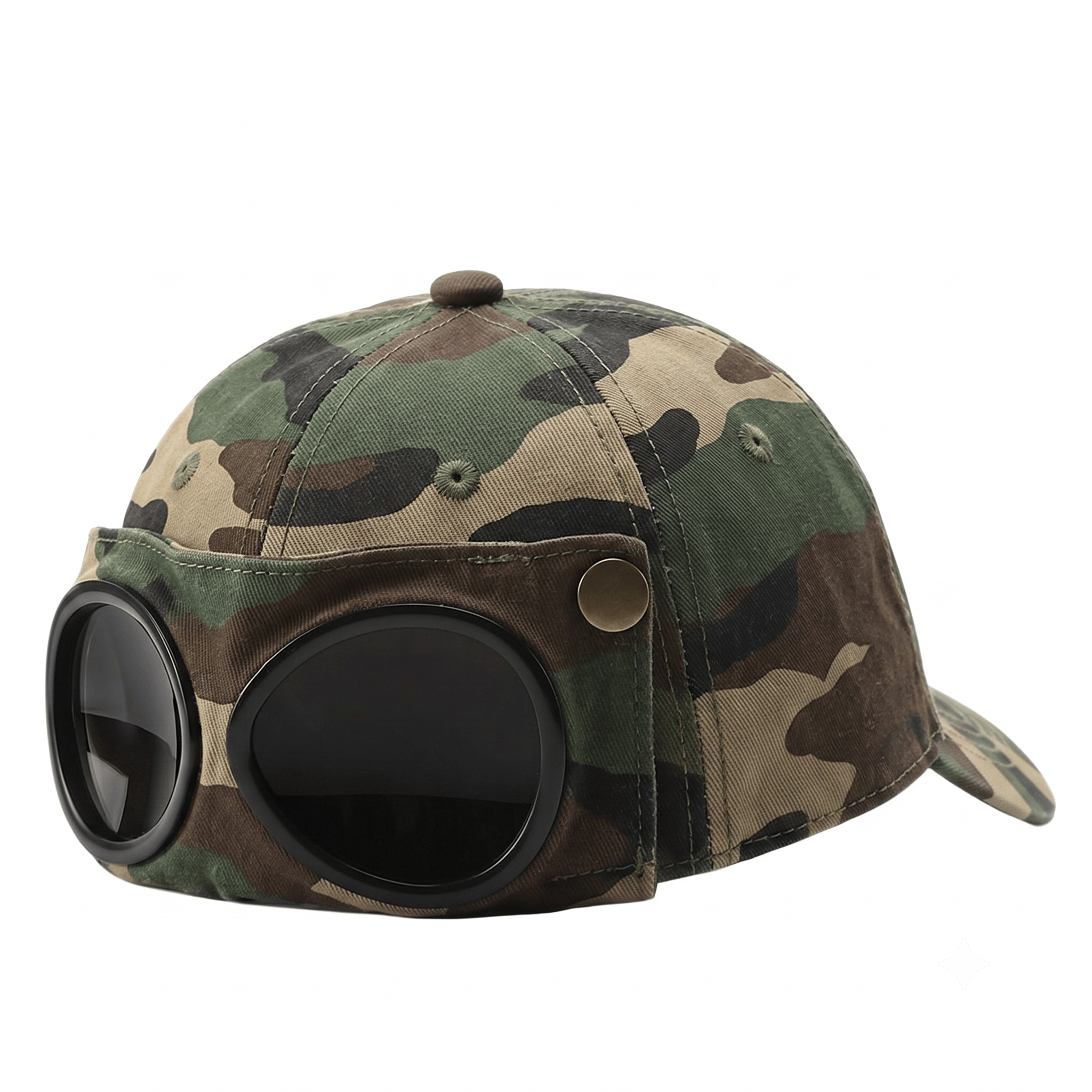 🕶️ Tøff Aviator Baseball-Caps med Brilleholder — Unik Retro Stil & Praktisk Komfort 🧢