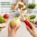 Slutt På Søl! 🍎✨ Den Ultime 2-i-1 Epleuttrekkeren I Rustfritt Stål