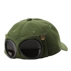🕶️ Tøff Aviator Baseball-Caps med Brilleholder — Unik Retro Stil & Praktisk Komfort 🧢