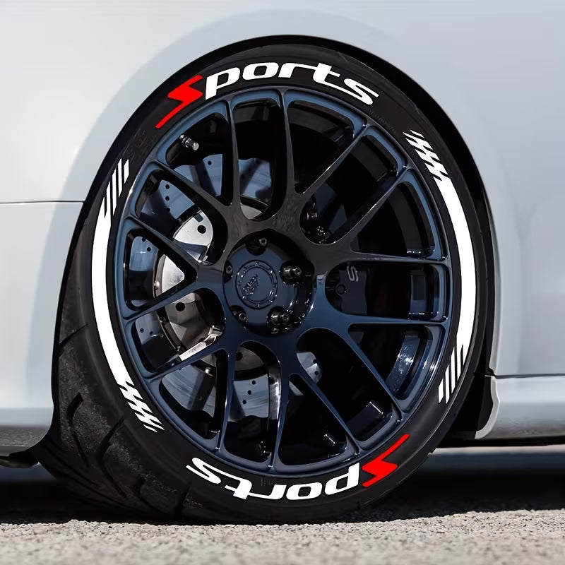 🏎️ Sportslig 3D Dekkstyling – Gi Kjøretøyet Ditt Et Aggressivt Racingutseende På Minutter!