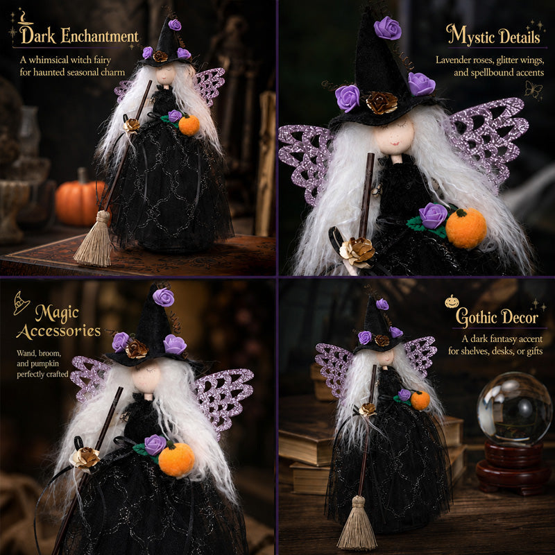 🔮 Magisk Halloween Heksedukke – Skap Høstens Koseligste Stemning! 🌙