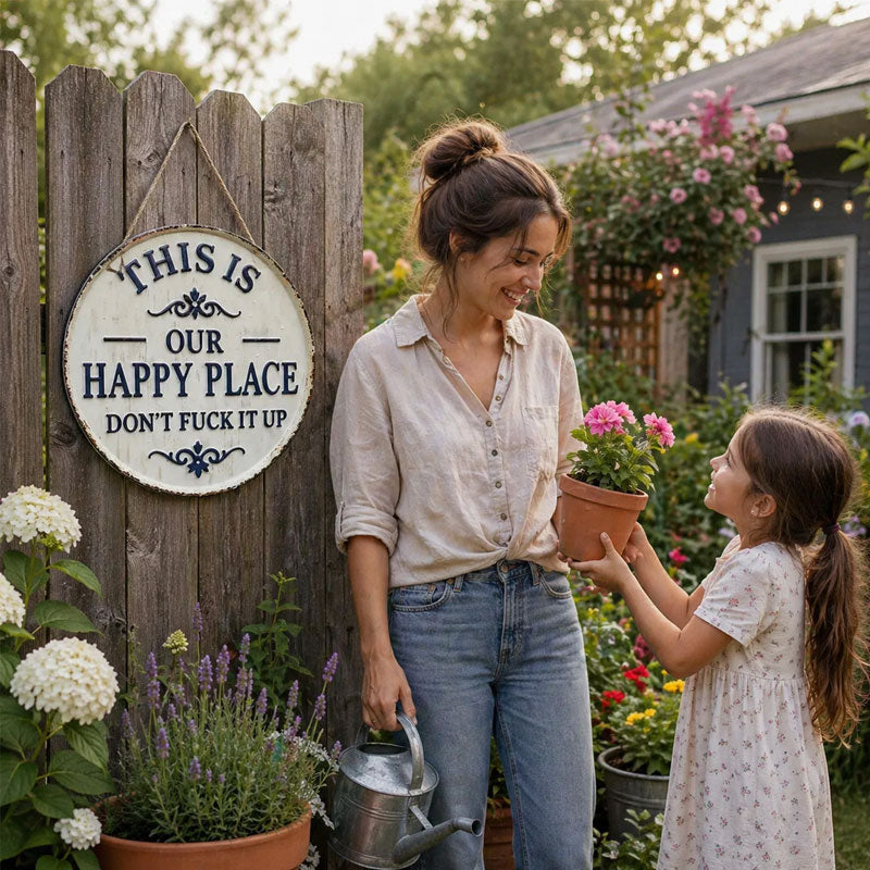 Gjør hjemmet ditt morsommere! ✨ 'Don't Mess It Up' – Det perfekte skiltet for din Happy Place