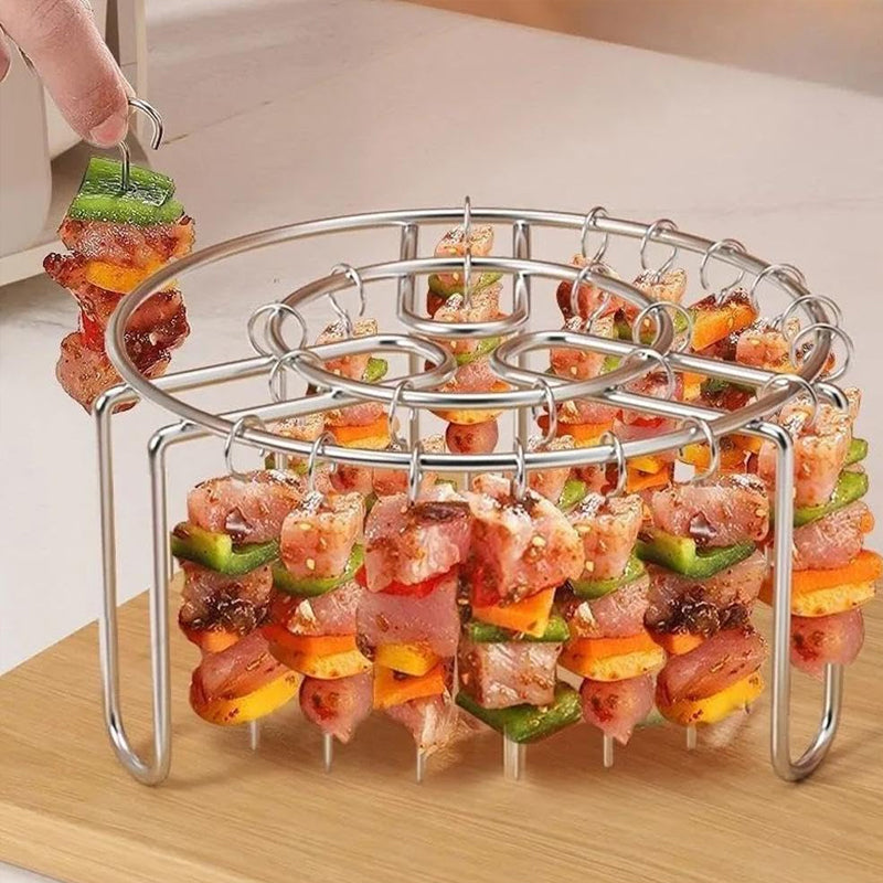 Perfekte Grillspyd Helt Uten Å Snu – Din Airfryer Gjør Jobben! 🍢