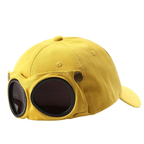 🕶️ Tøff Aviator Baseball-Caps med Brilleholder — Unik Retro Stil & Praktisk Komfort 🧢