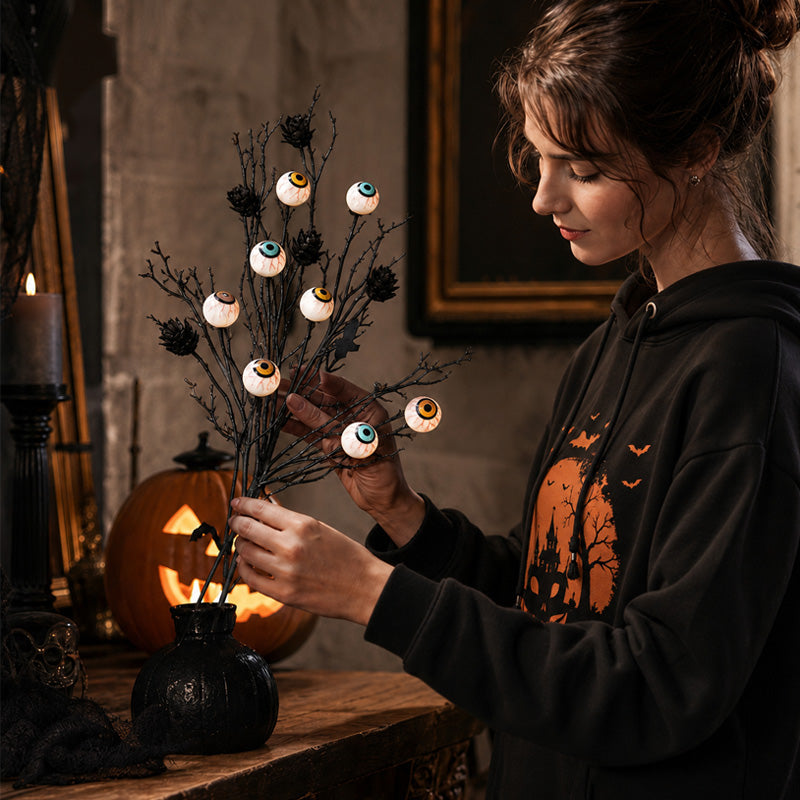 🦇 Gi dem noe å snakke om! Den råeste Spooky Chic-dekorasjonen til Halloween 👁️