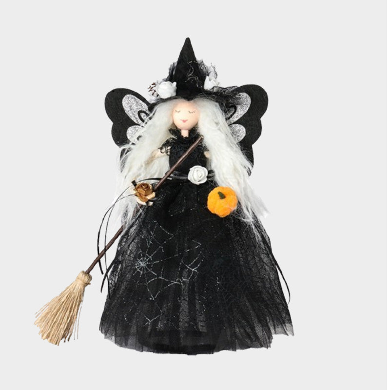 🔮 Magisk Halloween Heksedukke – Skap Høstens Koseligste Stemning! 🌙