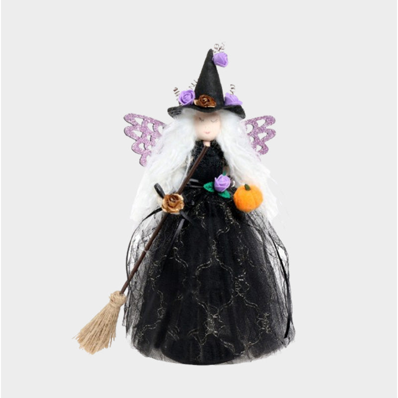 🔮 Magisk Halloween Heksedukke – Skap Høstens Koseligste Stemning! 🌙