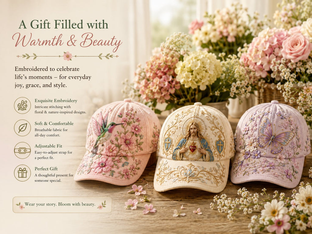 🌸 The Garden Morning" Premium Caps — Ren Hverdagsidyll og Kompromissløs Komfort ✨
