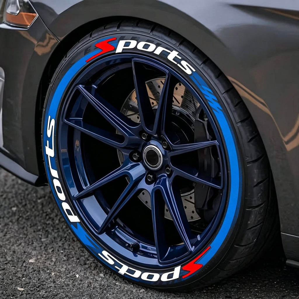 🏎️ Sportslig 3D Dekkstyling – Gi Kjøretøyet Ditt Et Aggressivt Racingutseende På Minutter!
